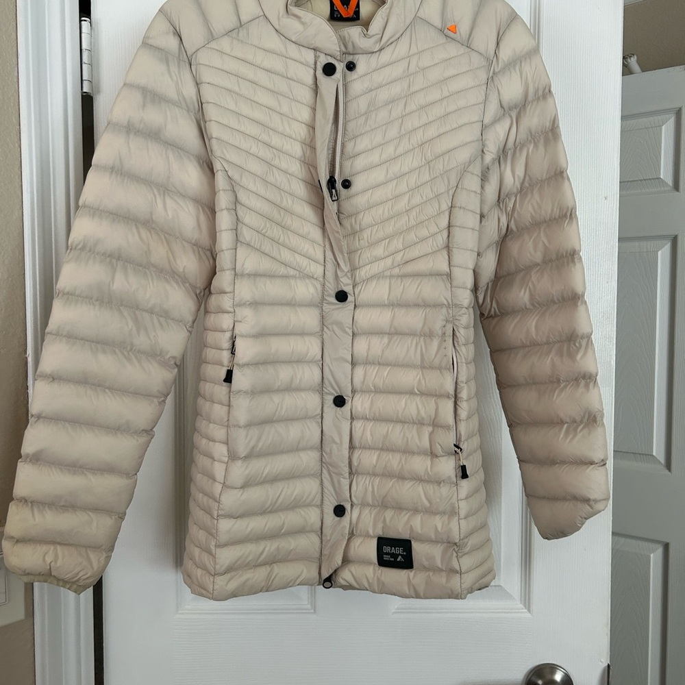 Orage Women's Beige Puffer Jacket